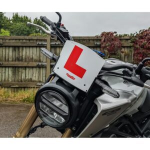 L-Plate Front View L-Plate Holder, Front, Honda CB125R 2018-2024